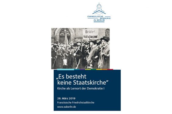 Veranstaltungsreihe: „Kirche als Lernort der Demokratie“