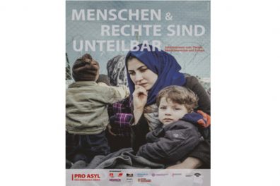 Eine Plakatausstellung: Menschen & Rechte sind unteilbar