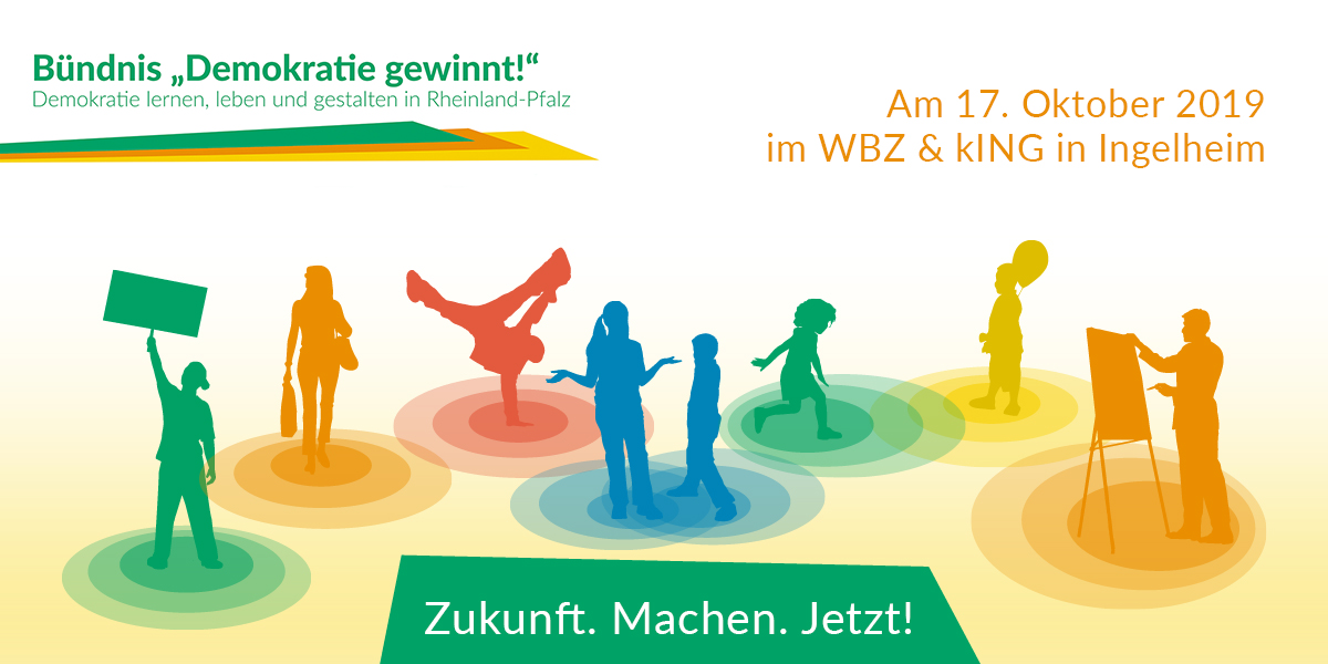 Einladung zum 14. Demokratie-Tag in Rheinland-Pfalz: die Anmeldung ist noch möglich!